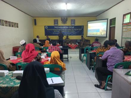 MUSDES TRANSFORMASI UPK KE BUMDESMA